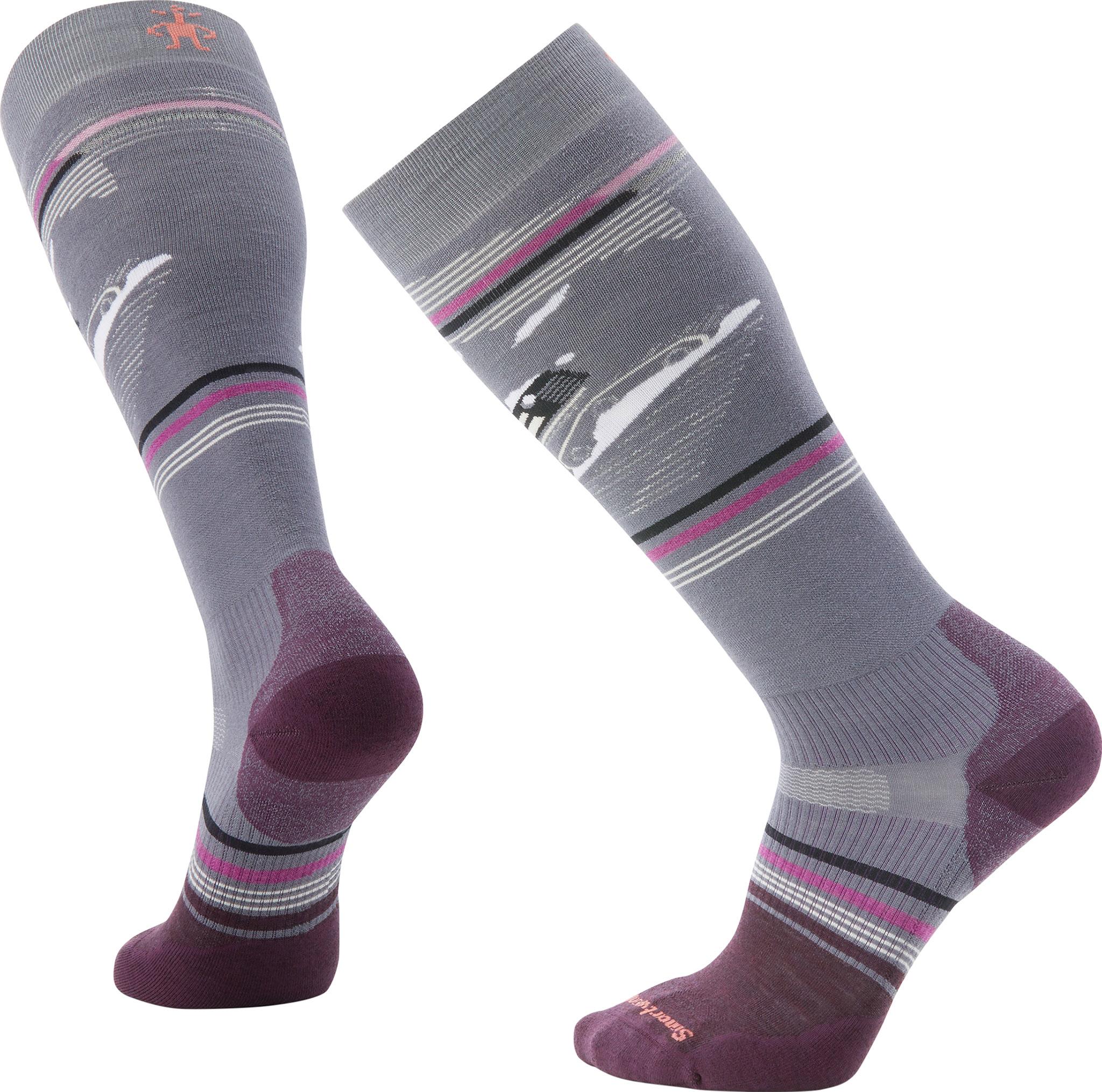 Numéro de l'image de la galerie de produits 1 pour le produit Chaussettes de planche à neige sous-genou à matelassage ciblé Piste Machine - Unisexe
