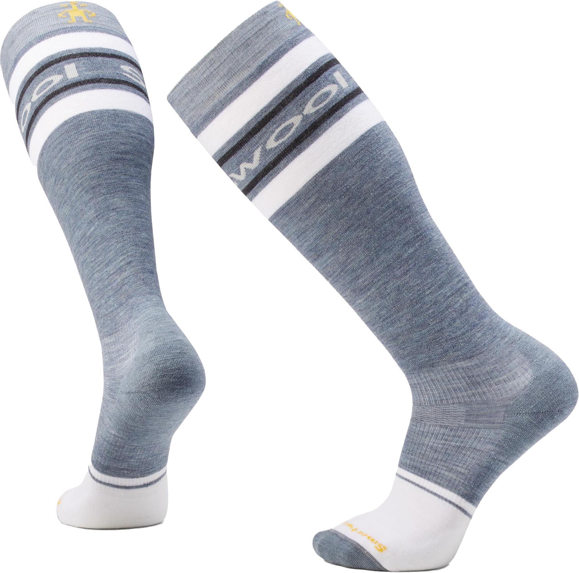 Numéro de l'image de la galerie de produits 2 pour le produit Chaussettes de planche à neige sous-genou à matelassage ciblé Logo - Unisexe