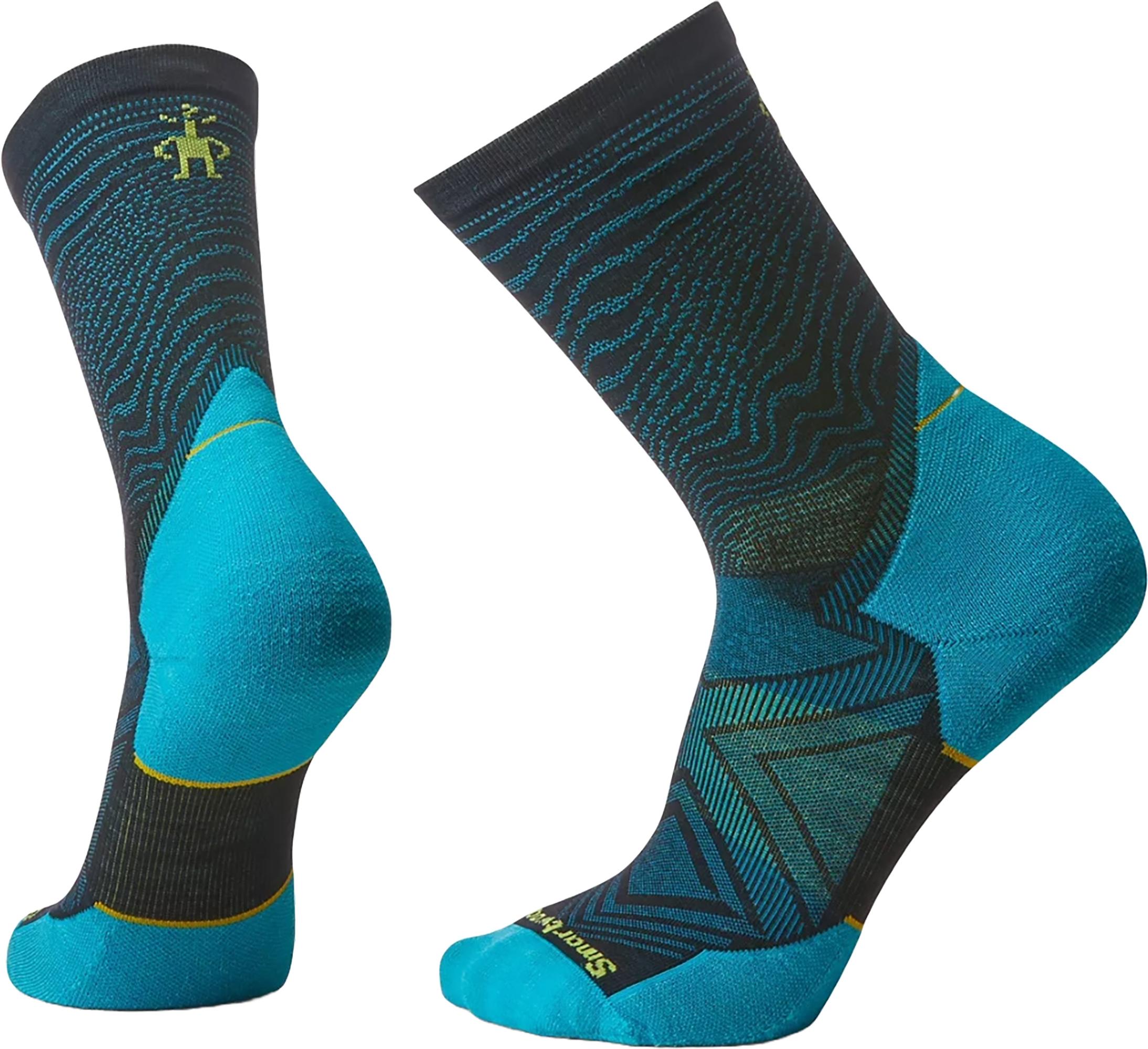Product gallery image number 1 for product Trail Run Targeted Cushion Crew Socks  - Unisex