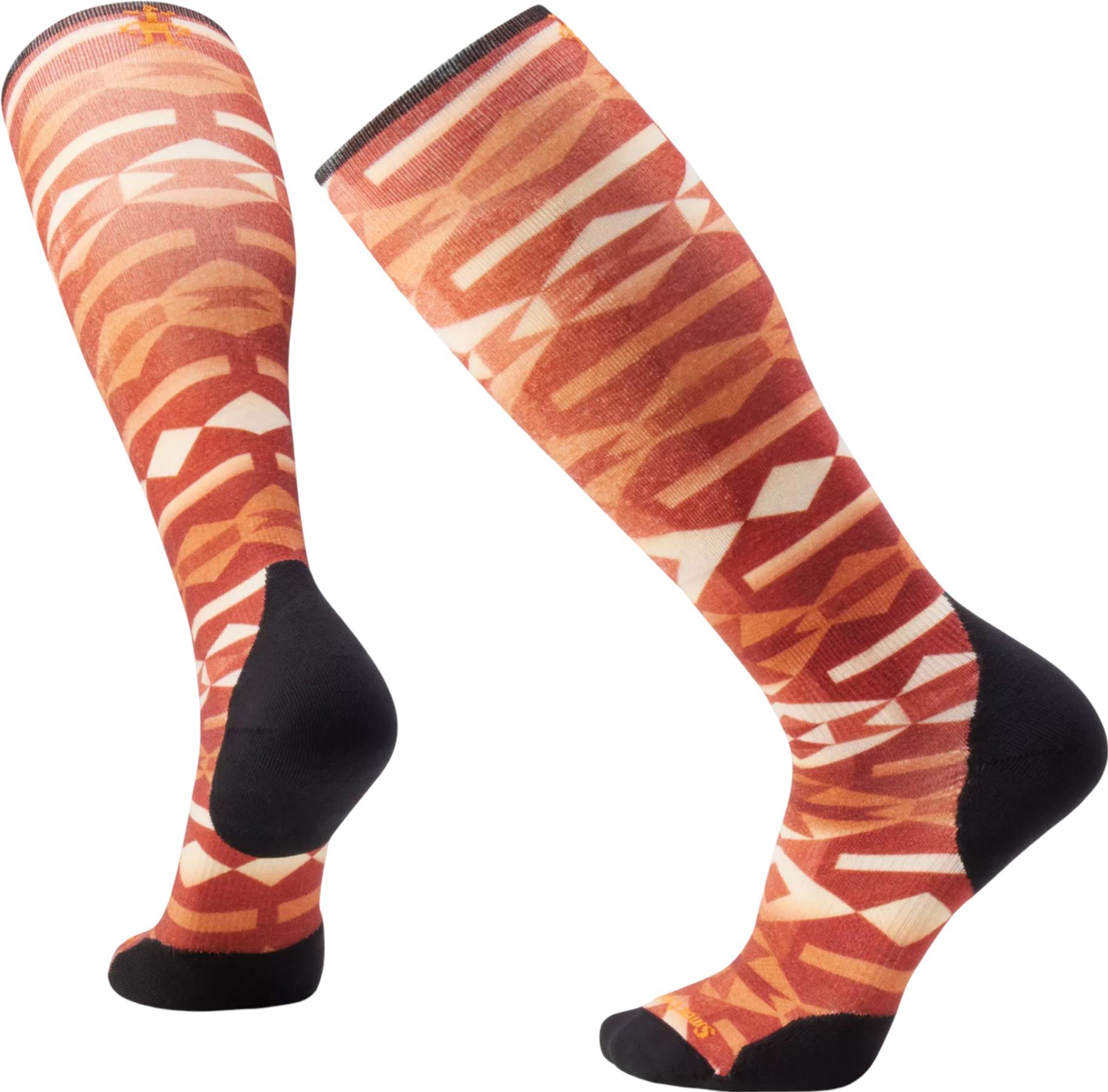 Image de produit pour Chaussettes de ski sous-genou à matelassage ciblé Colliding Clouds - Unisexe