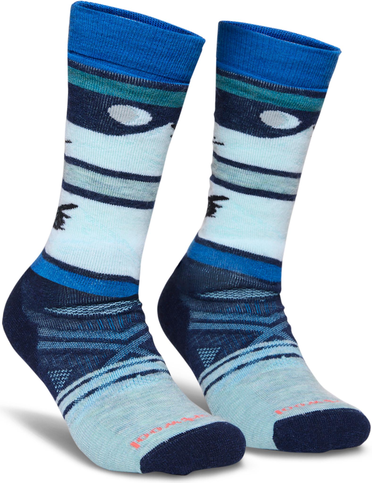 Product gallery image number 1 for product Ski Full Cushion Midnight Ski Pattern OTC Socks - Unisex