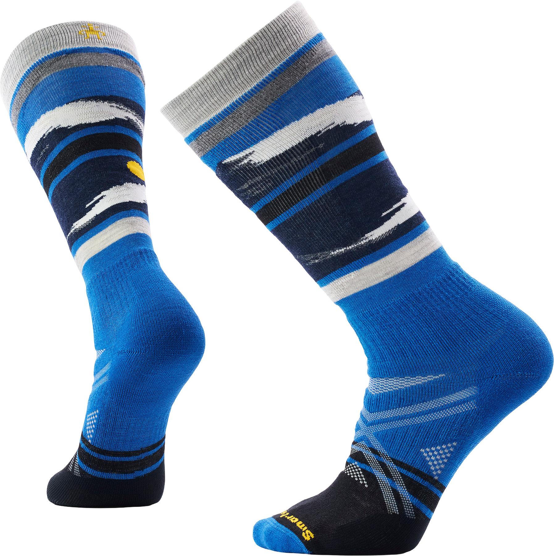 Image de produit pour Chaussettes de ski sous genou à matelassage intégral Midnight Ski Pattern OTC - Unisexe