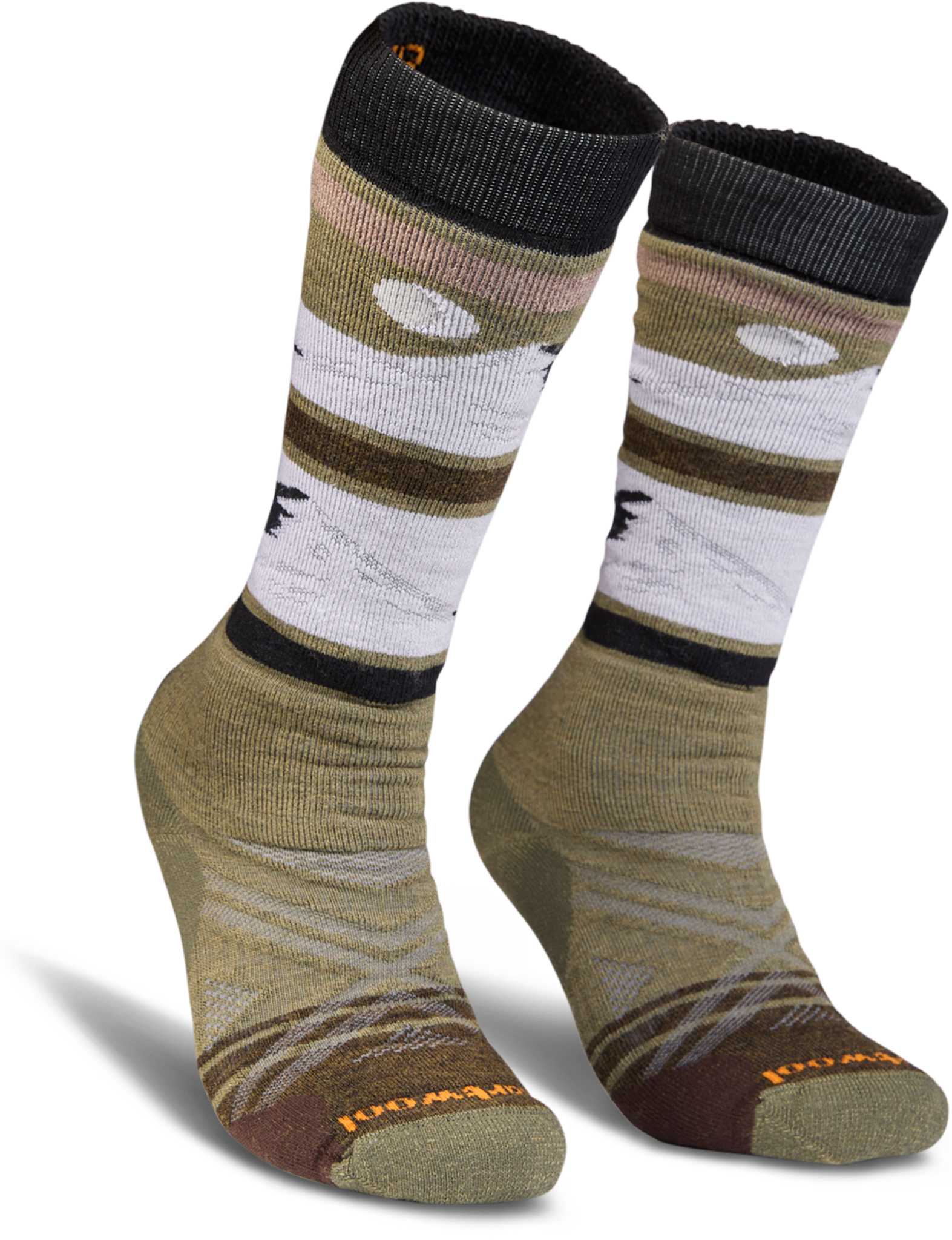 Product image for Ski Full Cushion Midnight Ski Pattern OTC Socks - Unisex