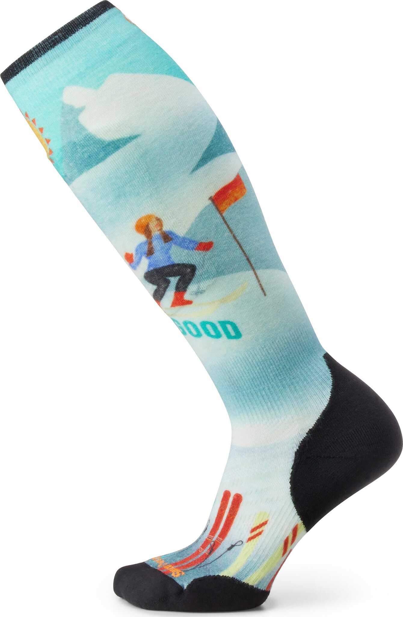 Product image for Ski Targeted Cushion Snow Bunny Print OTC Socks - Women’s