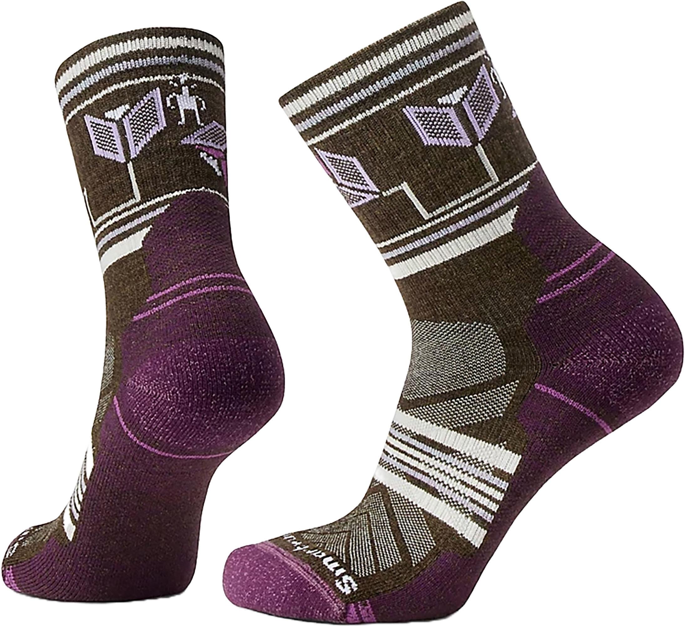 Image de produit pour Chaussettes mi-mollet Hike Light Cushion Castle Peak Pattern Mid - Femme