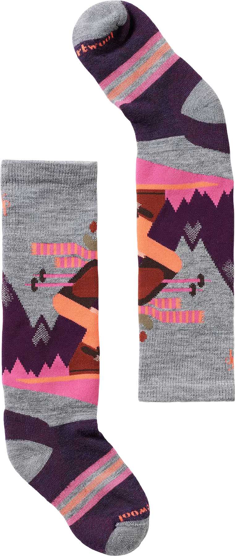 Product image for Wintersport Full Cushion Mountain Moose Pattern OTC Socks - Kids