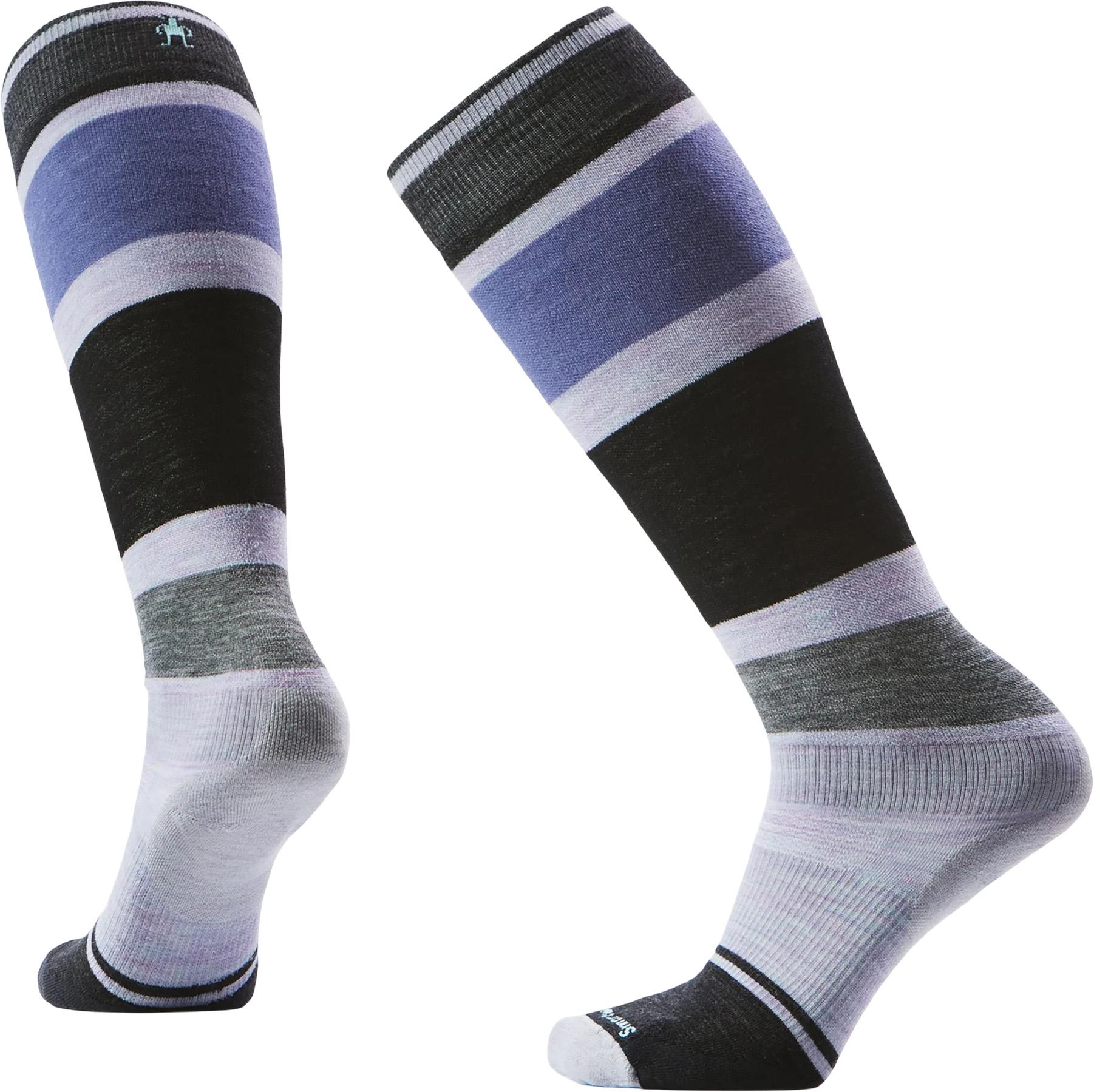Image de produit pour Chaussettes de planche à neige sous-genou à matelassage ciblé et extensibilité accrue - Femme