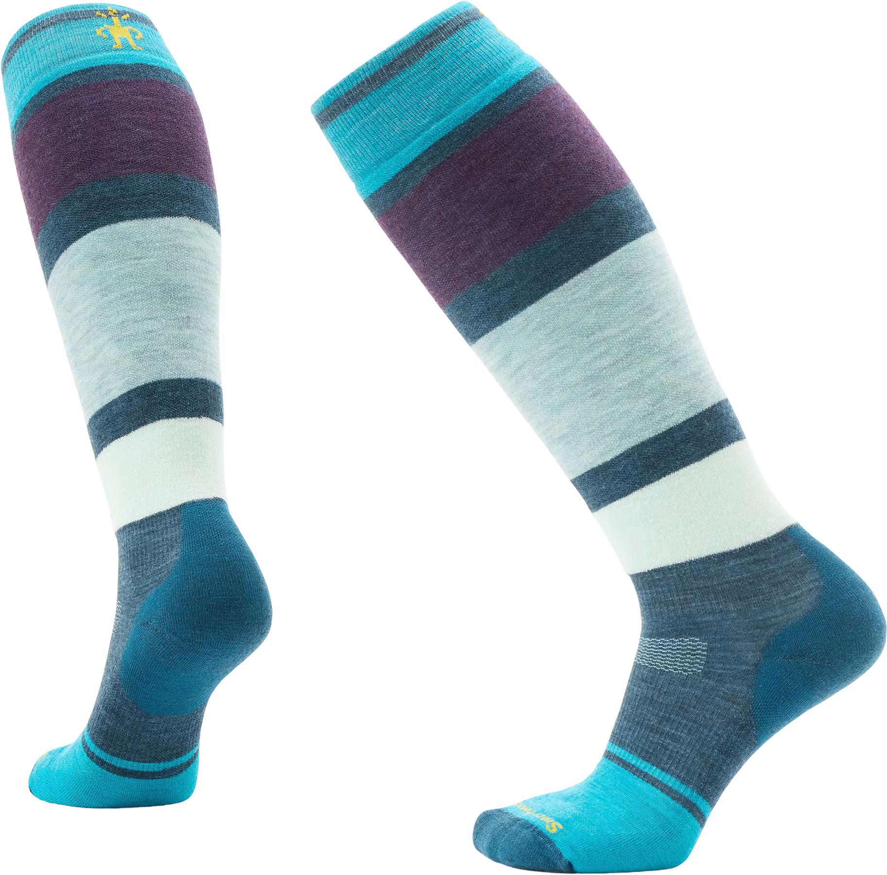 Image de produit pour Chaussettes de planche à neige sous-genou à matelassage ciblé et extensibilité accrue - Femme