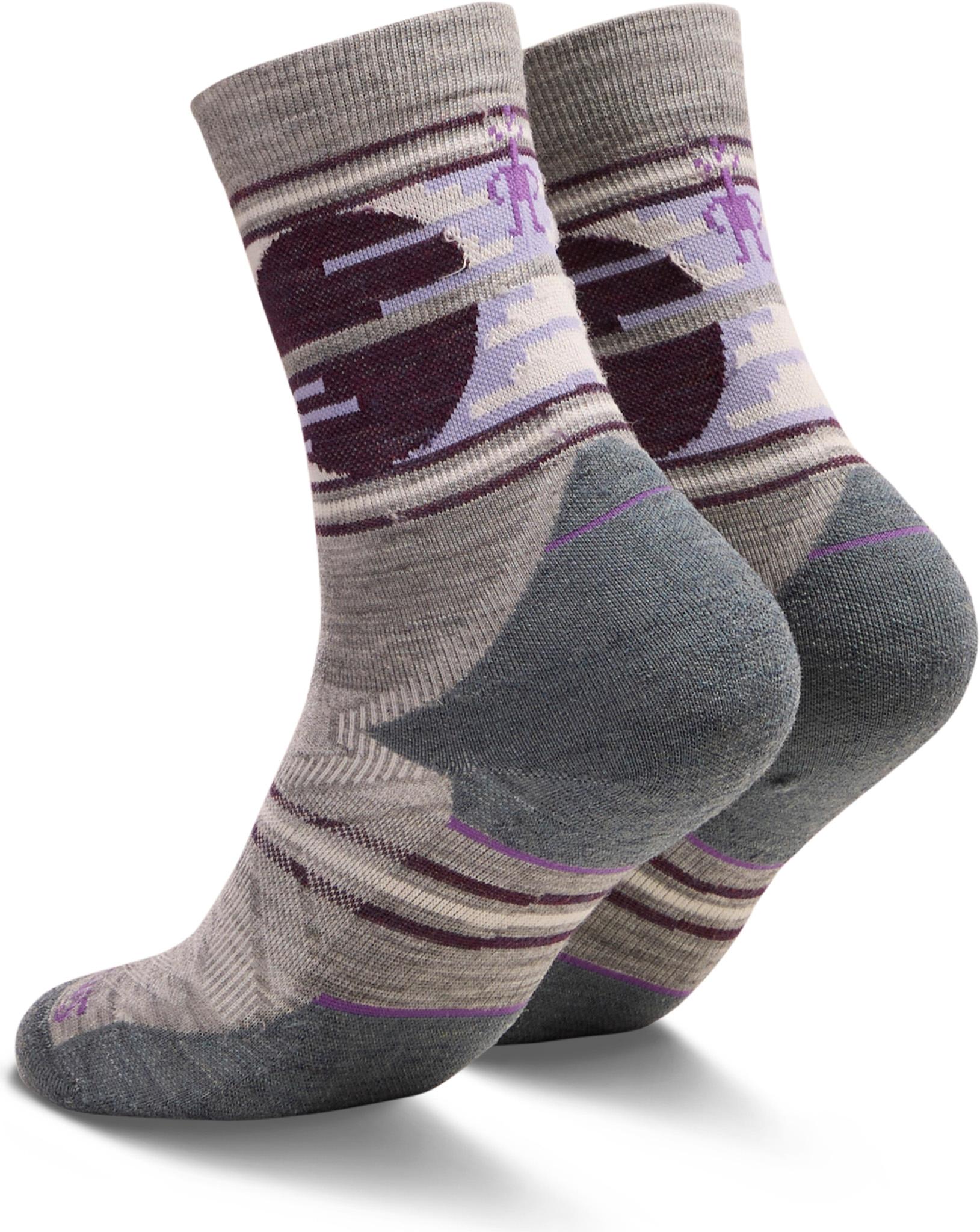 Product gallery image number 2 for product Trail Run Targeted Cushion Sunset Trail Crew Socks - Women's