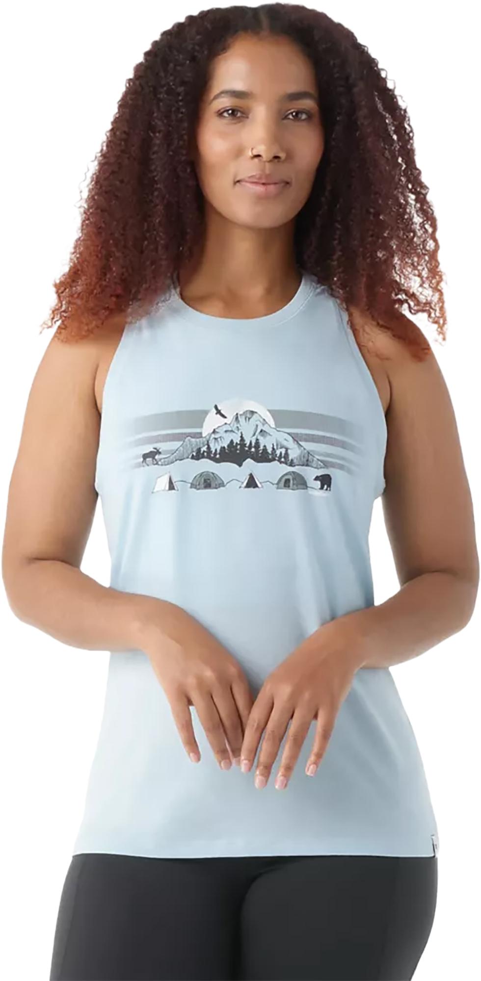 Product gallery image number 3 for product Mountain Moon Graphic Tank Top - Women's