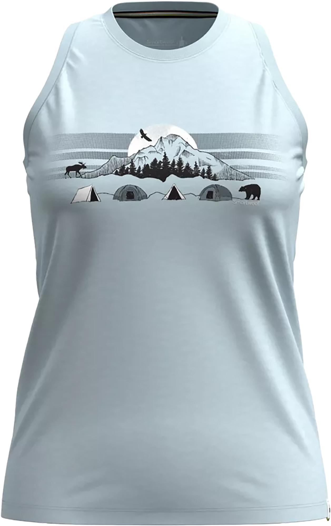 Product gallery image number 1 for product Mountain Moon Graphic Tank Top - Women's