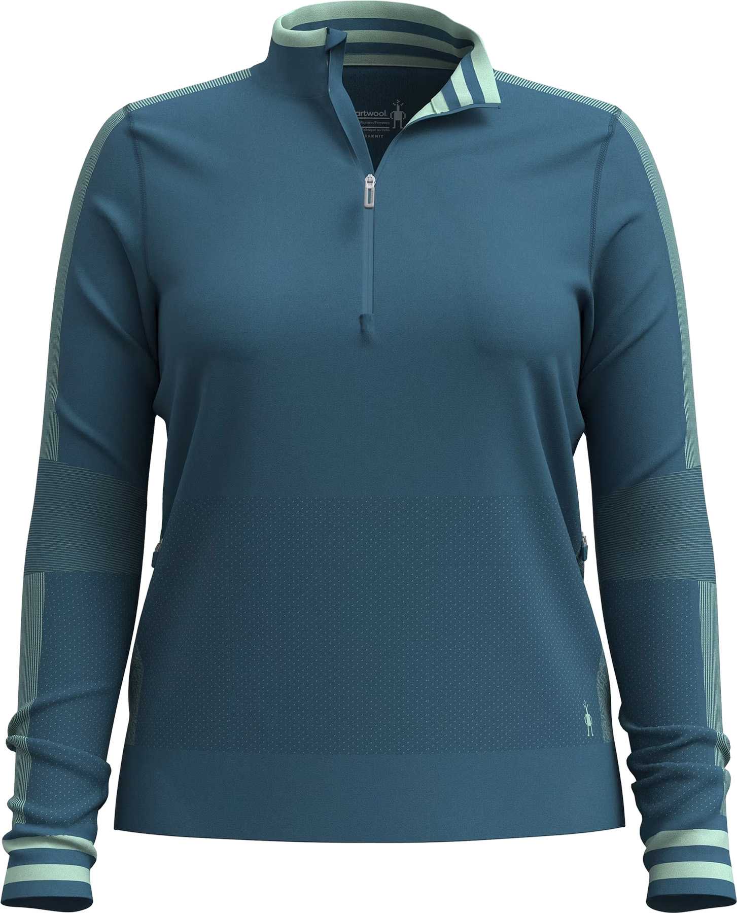 Image de produit pour Haut à demi-glissière Intraknit Merino Tech - Femme