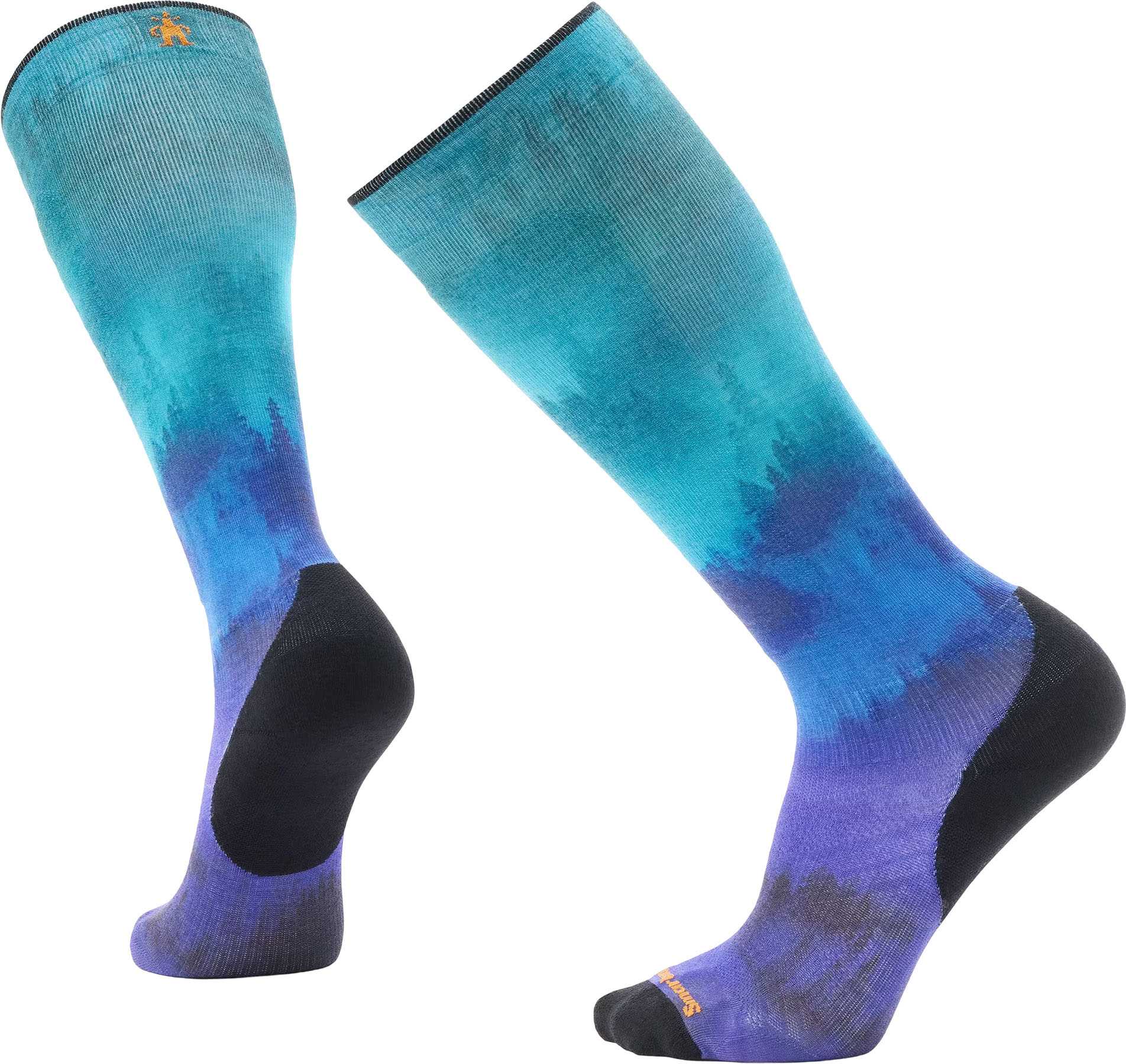 Product image for Ski Targeted Cushion Compression Print OTC Socks - Unisex