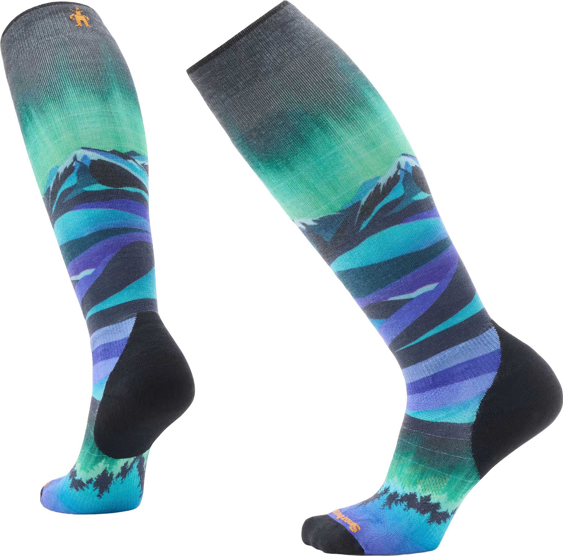 Product image for Ski Targeted Cushion Compression Print Over The Calf Socks - Women's