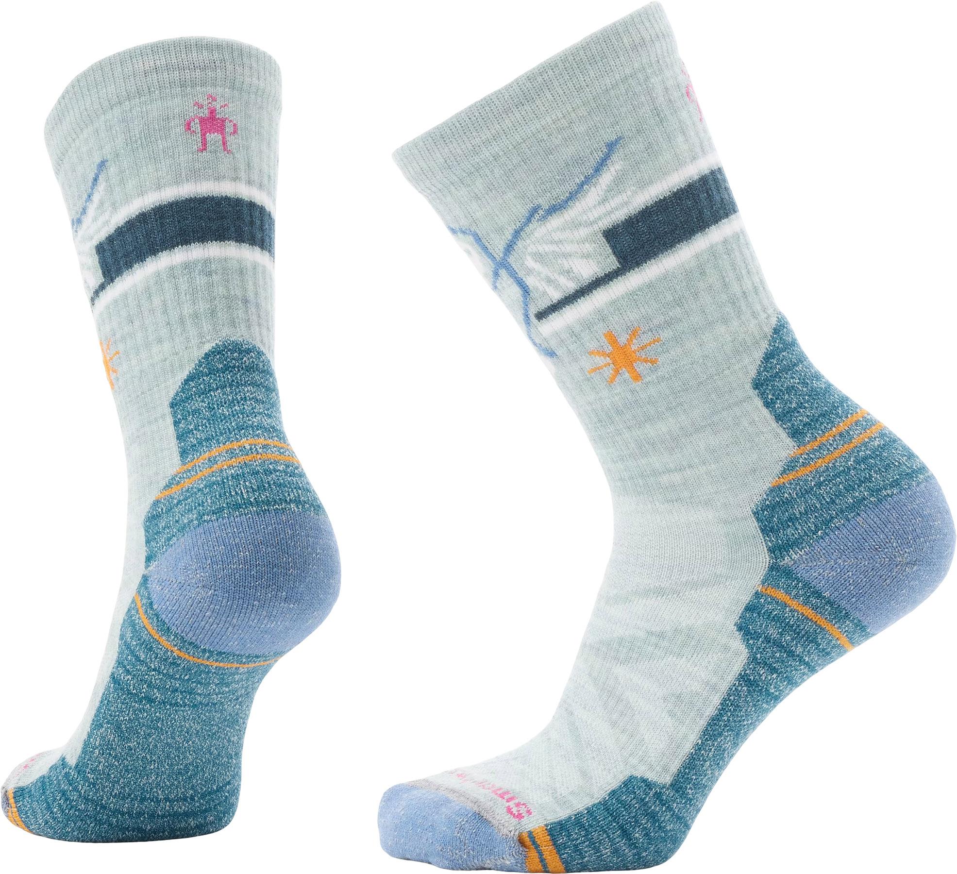 Product image for Chaussettes mi-mollet de randonnée à coussin mince Hoo Who - Femme