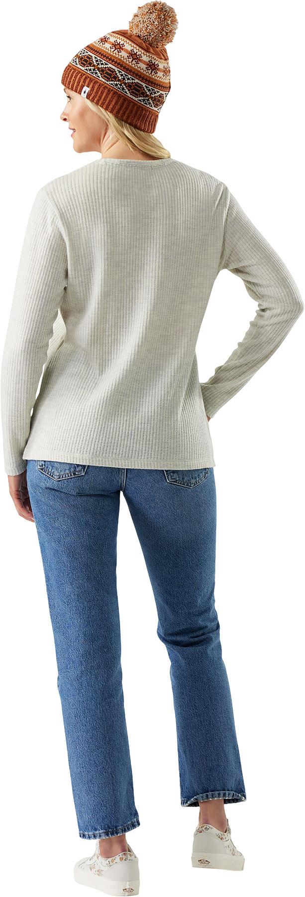 Product gallery image number 2 for product Thermal Merino Rib Crew Neck Top - Women's