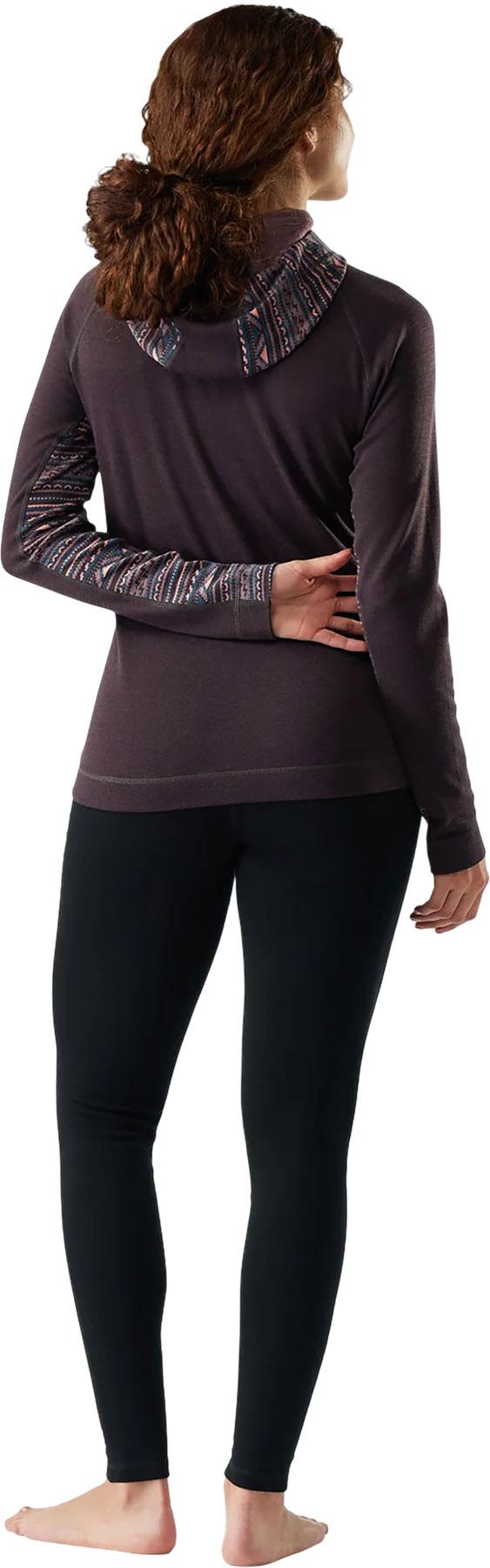 Product gallery image number 3 for product Classic Thermal Merino Base Layer 1/2 Zip Hoodie - Women's