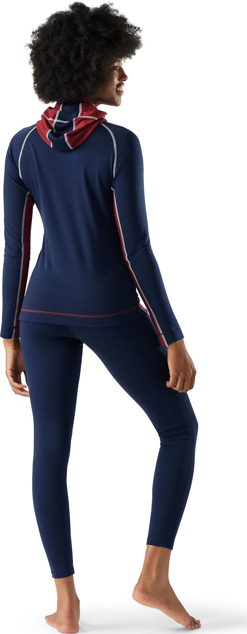 Product gallery image number 3 for product Classic Thermal Merino Base Layer 1/2 Zip Hoodie - Women's