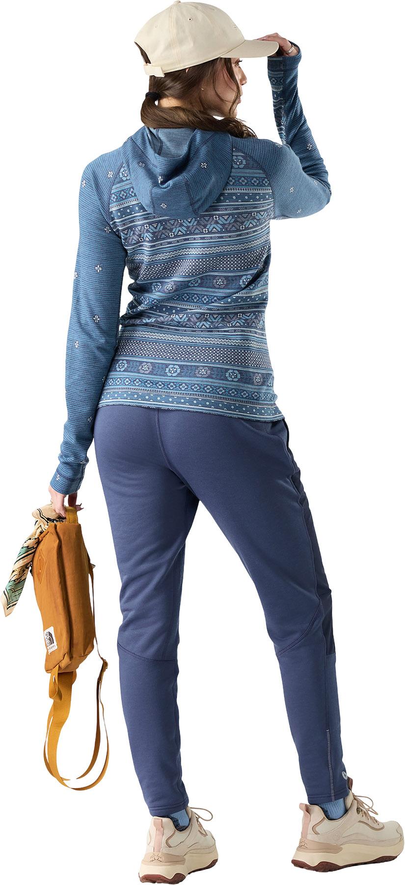 Product gallery image number 3 for product Classic Thermal Merino Base Layer 1/2 Zip Hoodie - Women's