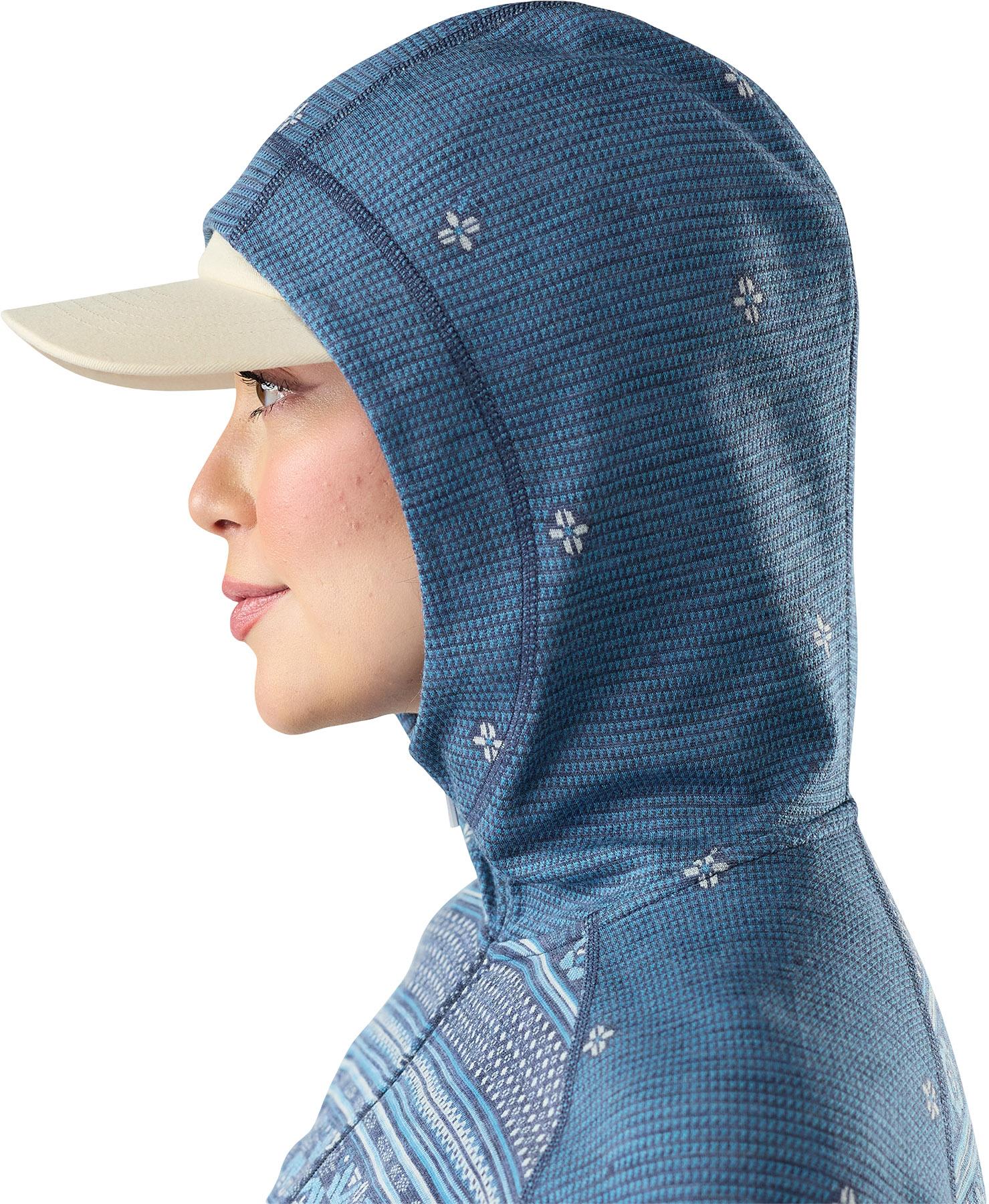Product gallery image number 4 for product Classic Thermal Merino Base Layer 1/2 Zip Hoodie - Women's