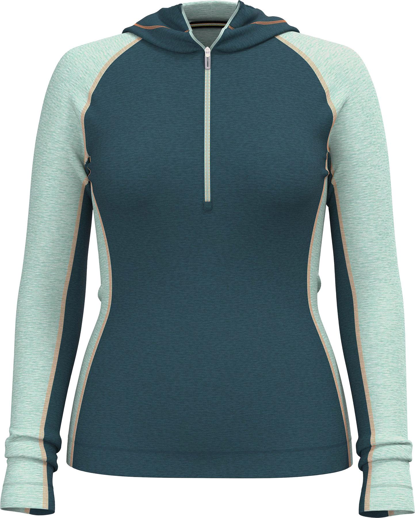 Product image for Classic Thermal Merino Boxed 1/2 Zip Base Layer Hoodie - Women's 