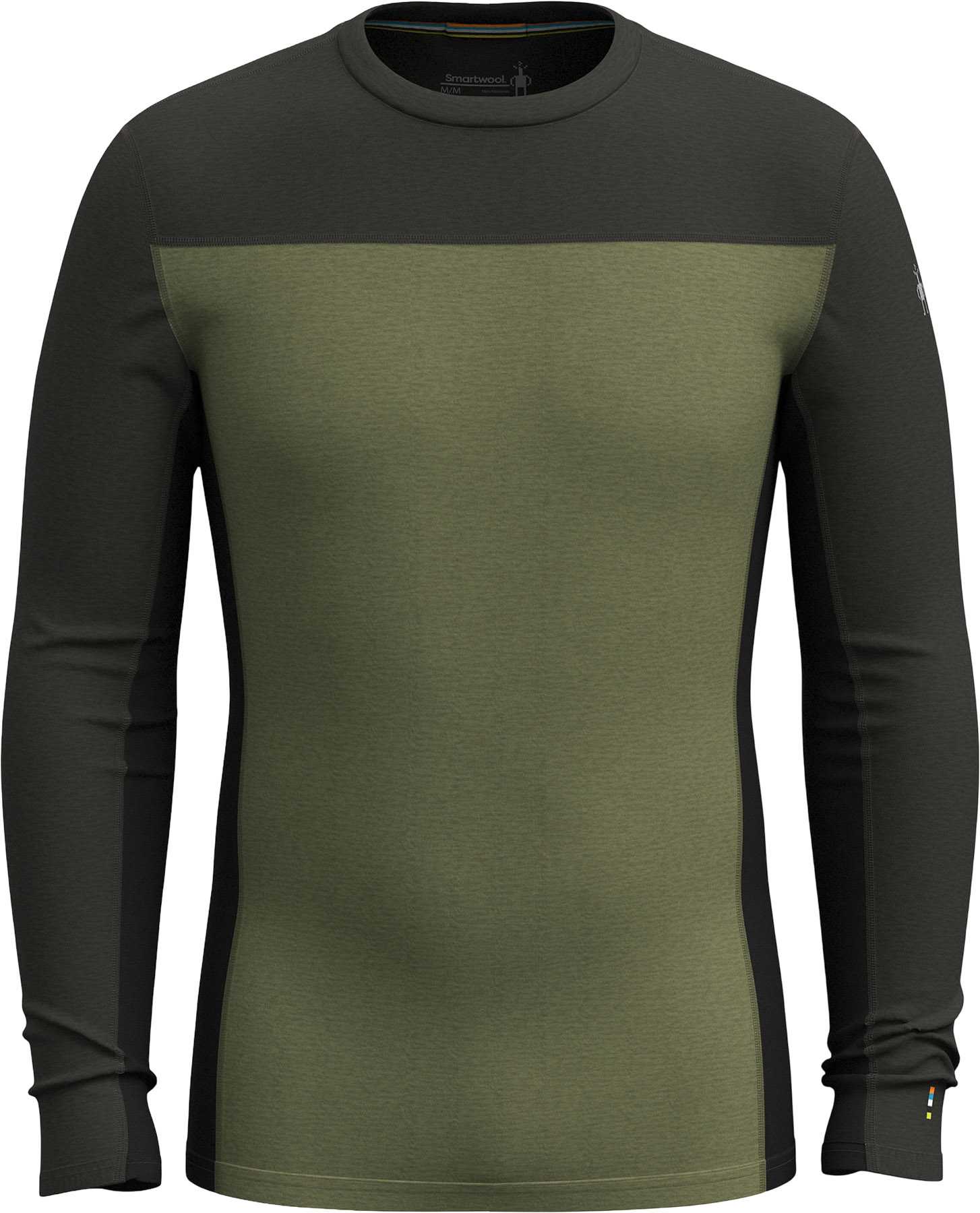 Product image for Classic Thermal Merino Colorblock Crew Neck Base Layer Top - Men's