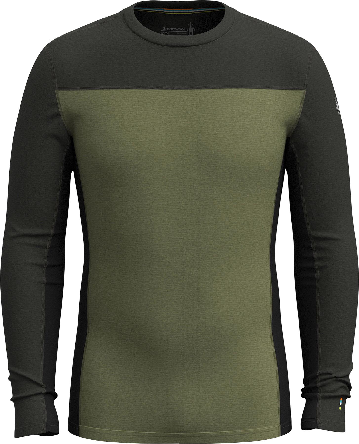 Product gallery image number 1 for product Classic Thermal Merino Colorblock Crew Neck Base Layer Top - Men's
