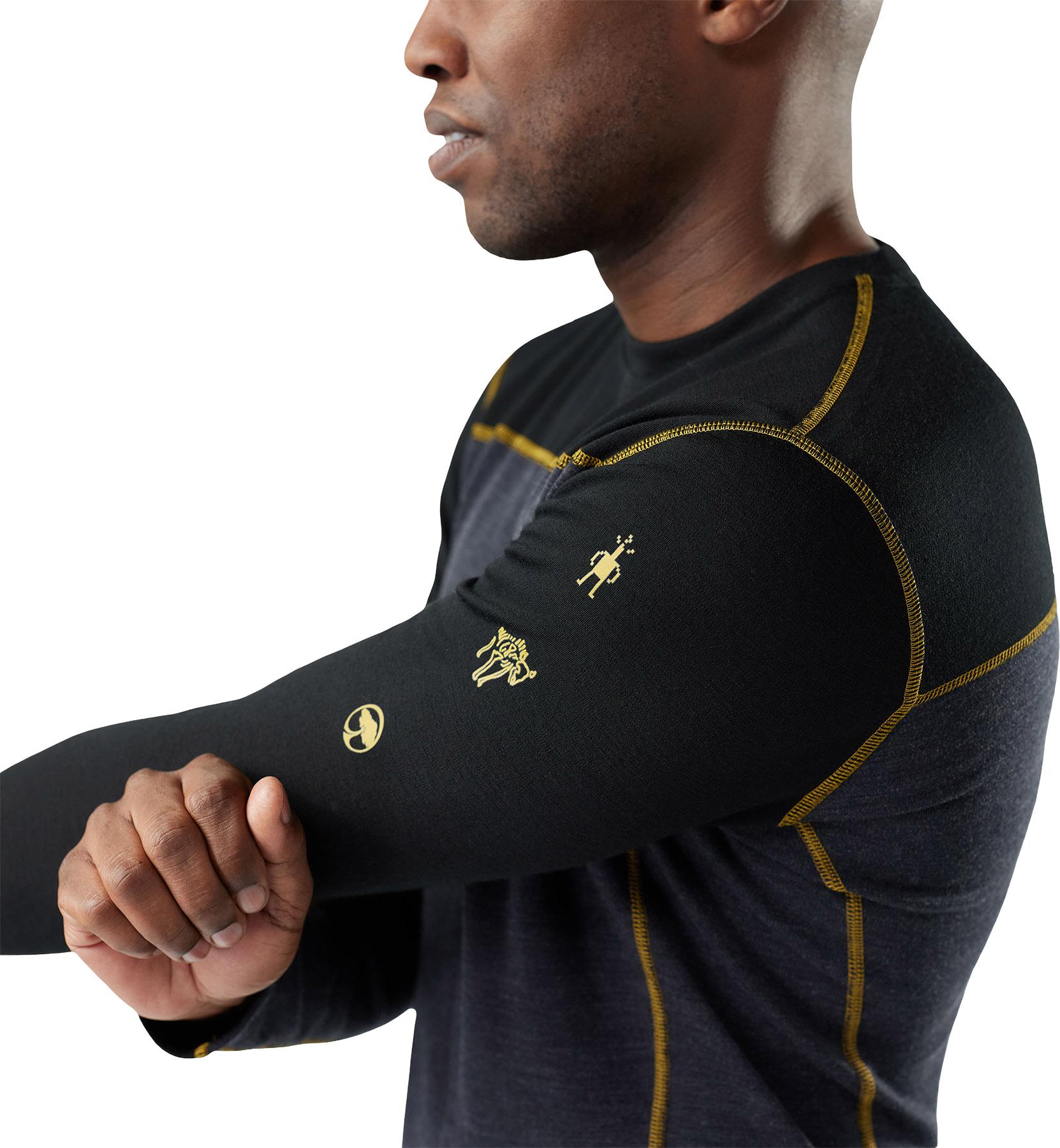 Product gallery image number 4 for product Haut couche de base à col rond en mérinos Colorblock Classic Thermal - Boîte en carton - Homme