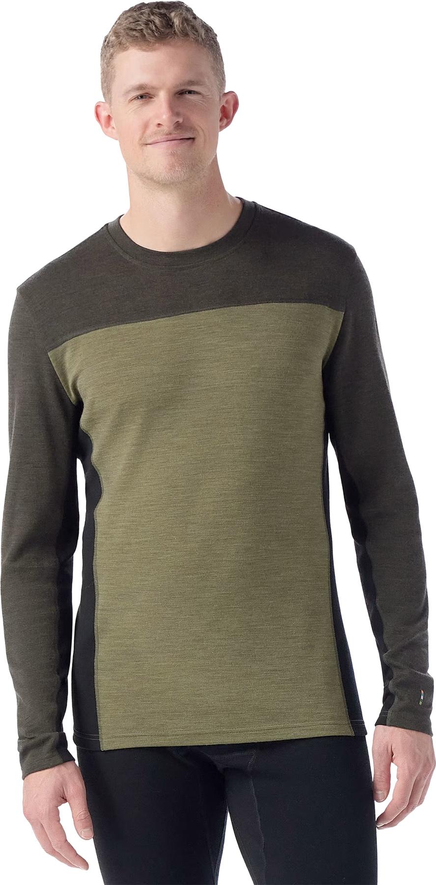 Product gallery image number 3 for product Classic Thermal Merino Colorblock Crew Neck Boxed Base Layer Top - Men’s