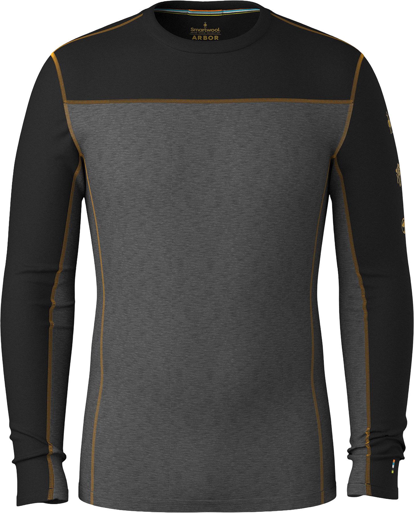 Product image for Haut couche de base à col rond en mérinos Colorblock Classic Thermal - Boîte en carton - Homme