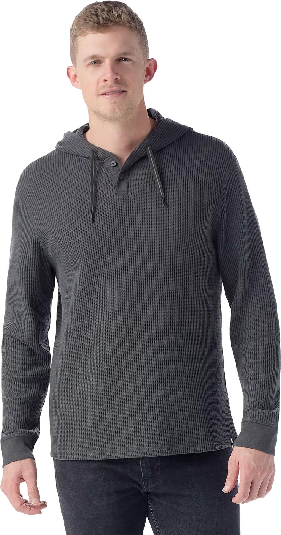 Product gallery image number 3 for product Waffle Henley Hoodie - Men's
