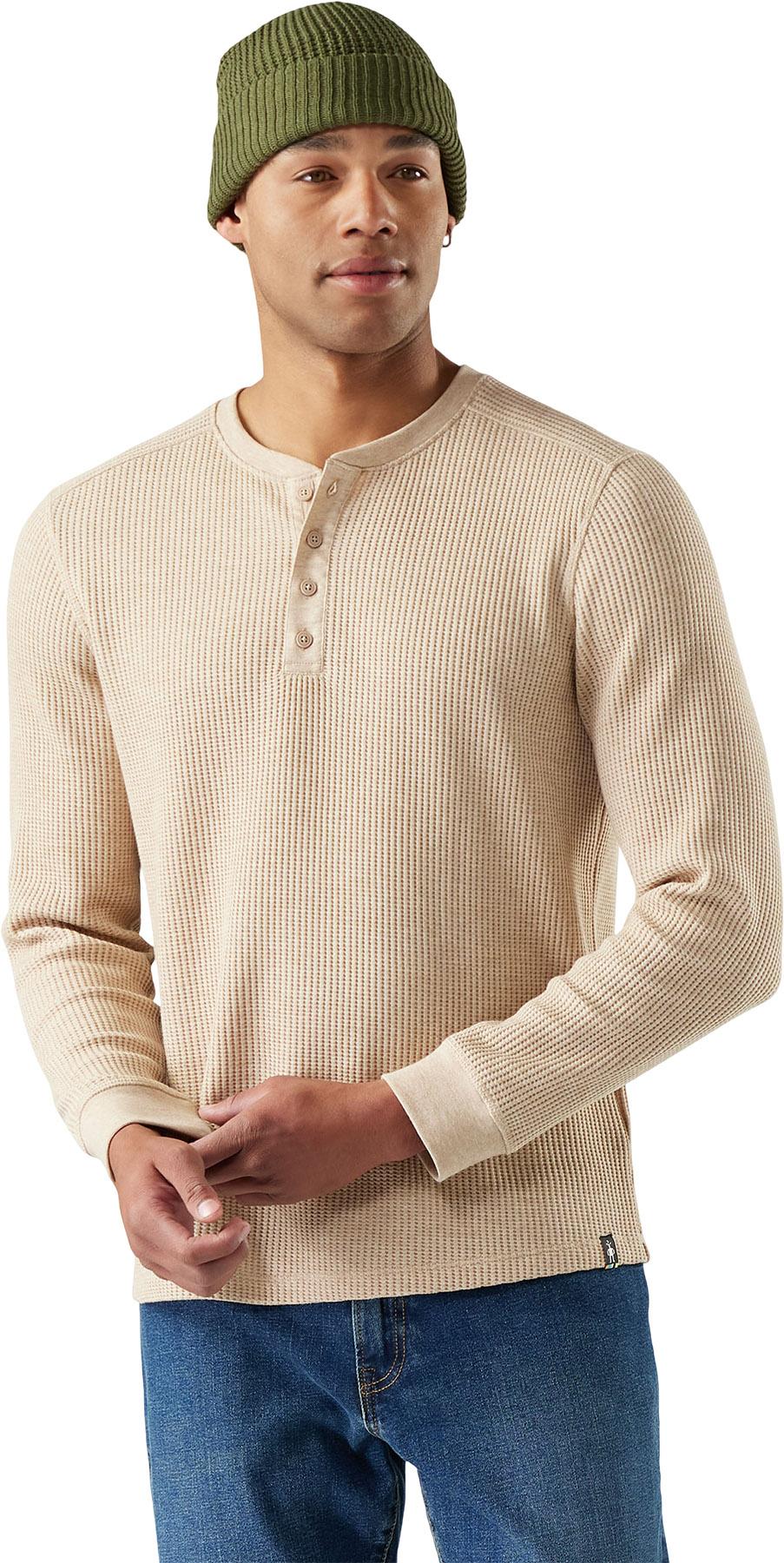 Product gallery image number 2 for product Waffle Long Sleeve Henley - Men's