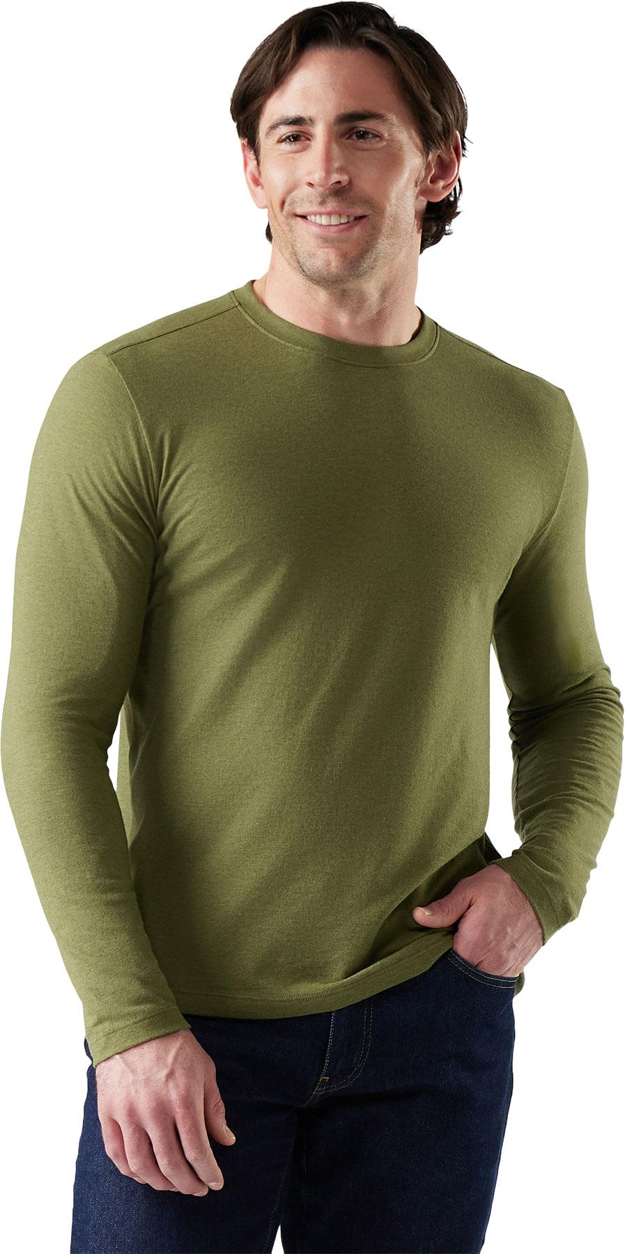 Product gallery image number 3 for product T-shirt à manches longues et col rond Perfect - Homme