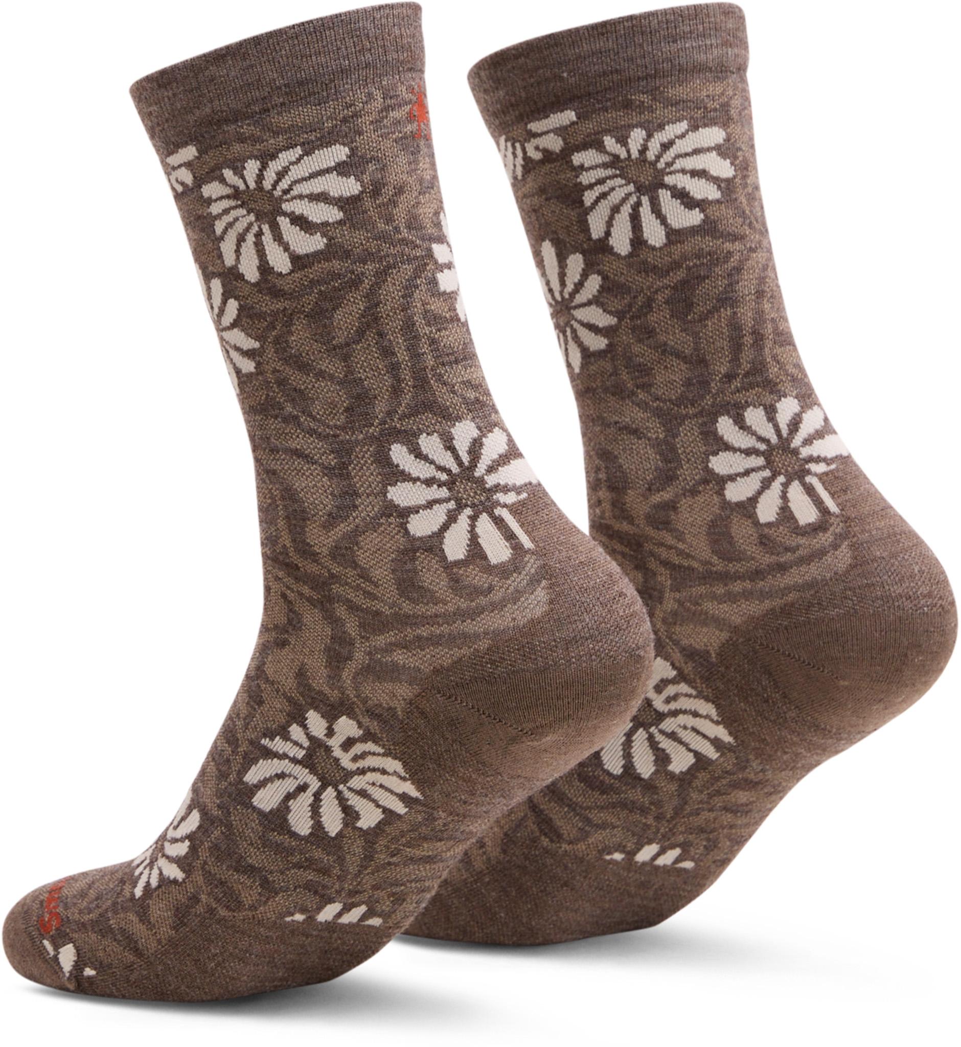 Product gallery image number 2 for product Everyday Floral Crew Socks - Women's