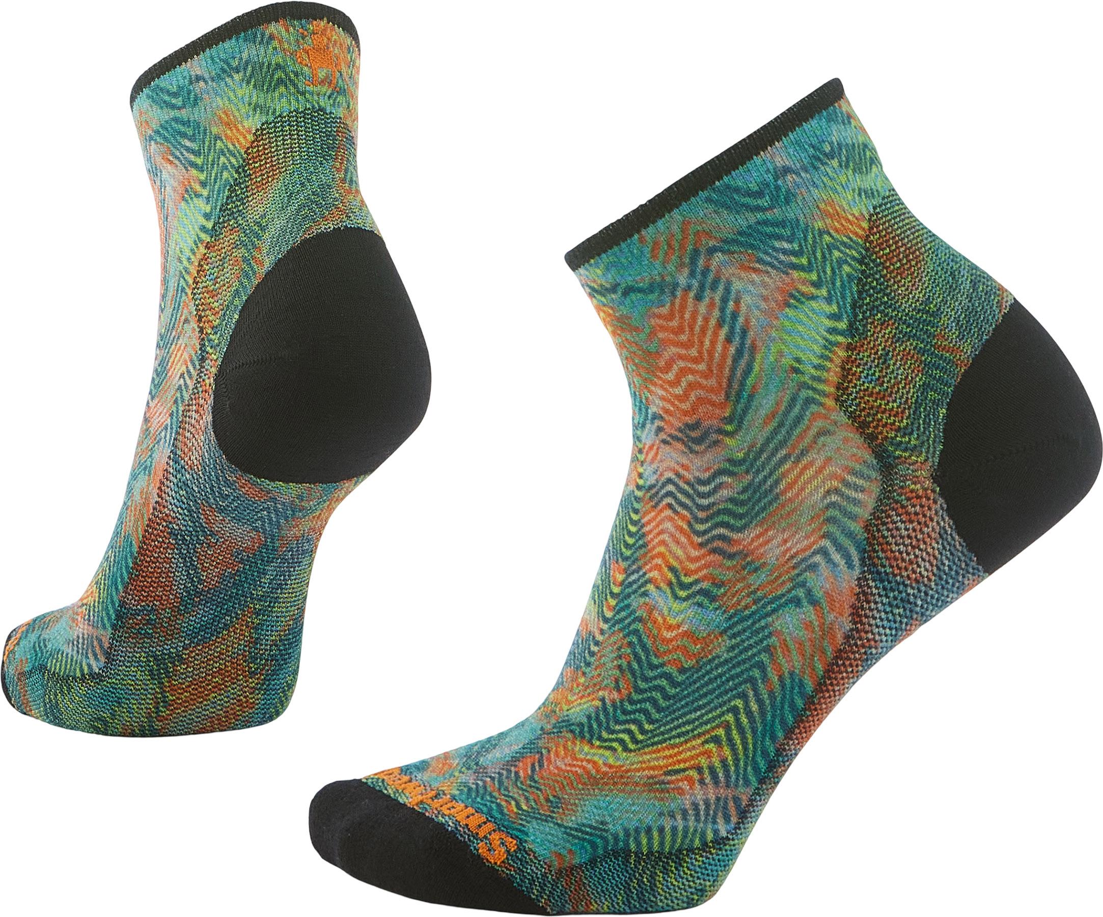 Product gallery image number 1 for product Bike Zero Cushion Jungle Music Print Ankle Socks - Women's
