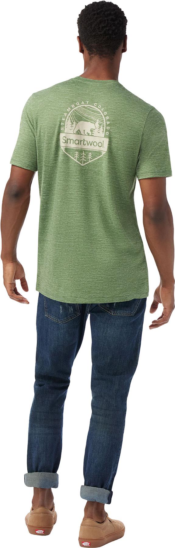 Product gallery image number 2 for product Bear Trail Merino Hemp Blend Short Sleeve Graphic T-Shirt - Unisex