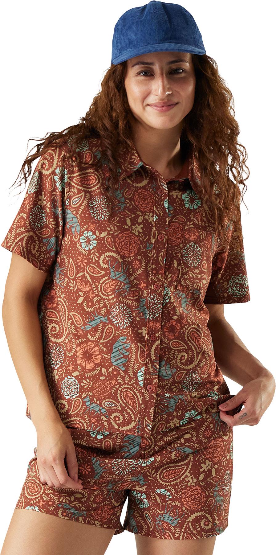 Product gallery image number 4 for product Chemise boutonnée à manches courtes Everyday - Femme