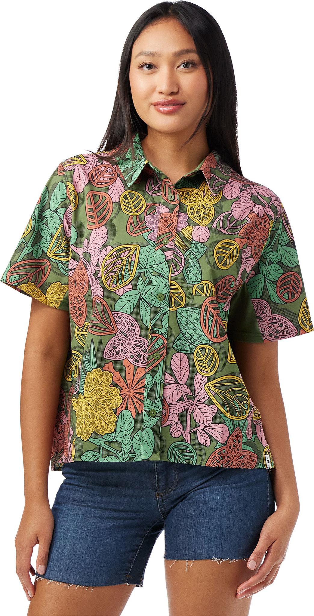 Product gallery image number 2 for product Everyday Button Down Short Sleeve Shirt - Women’s