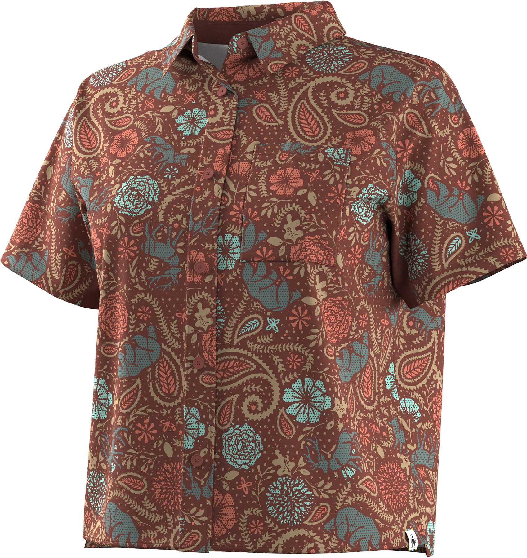 Burnt Sienna Paisley