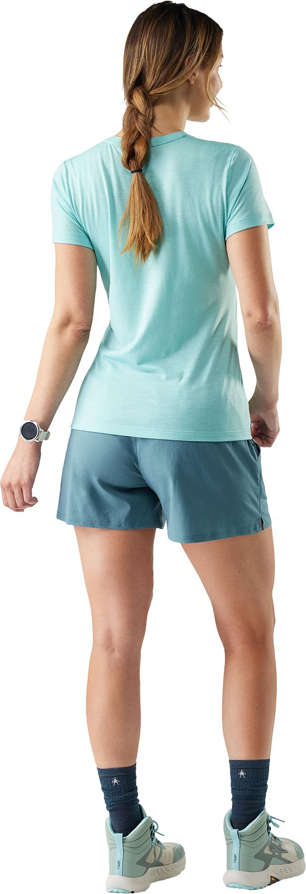 Product gallery image number 3 for product T-shirt à manches courtes en mérinos - Femme