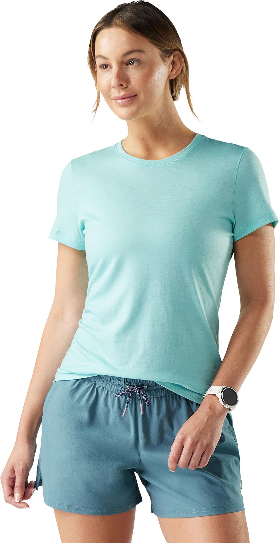 Product gallery image number 2 for product T-shirt à manches courtes en mérinos - Femme