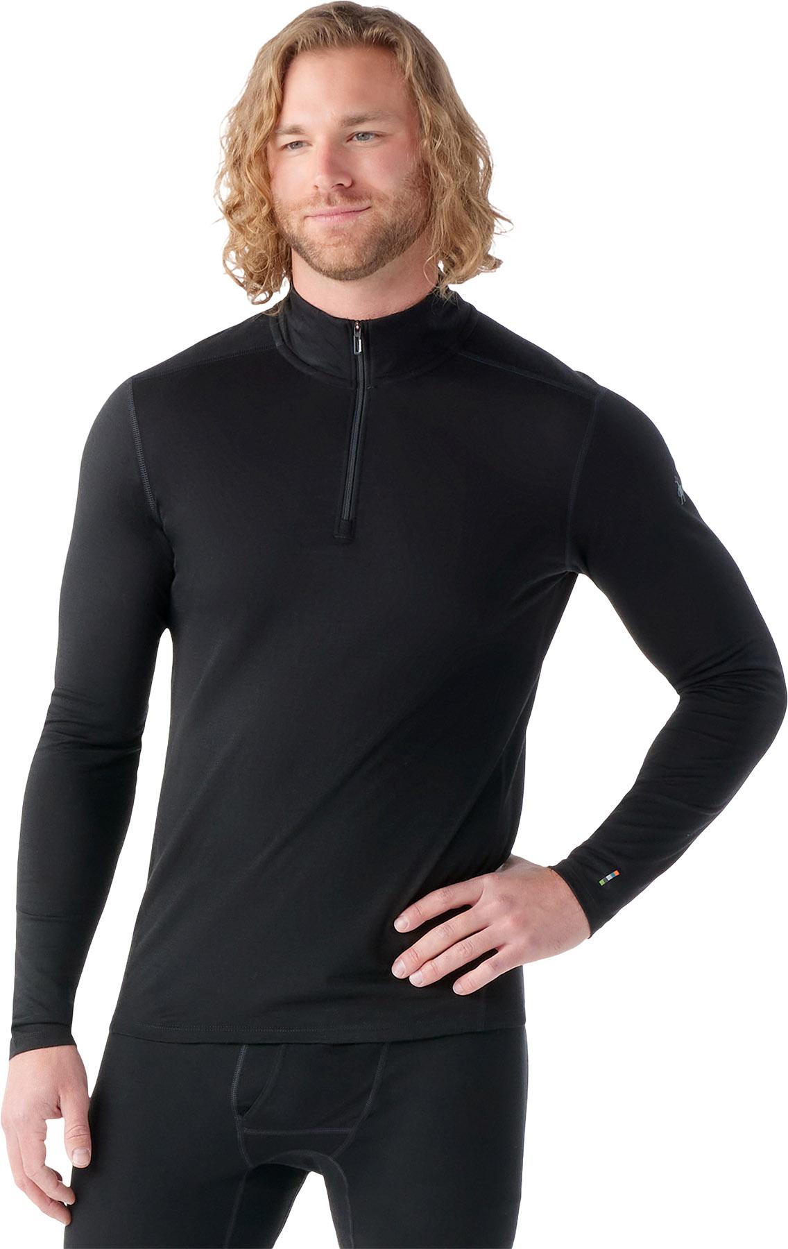 Product gallery image number 3 for product Classic All-Season Merino 1/4 Zip Base Layer Top - Men's