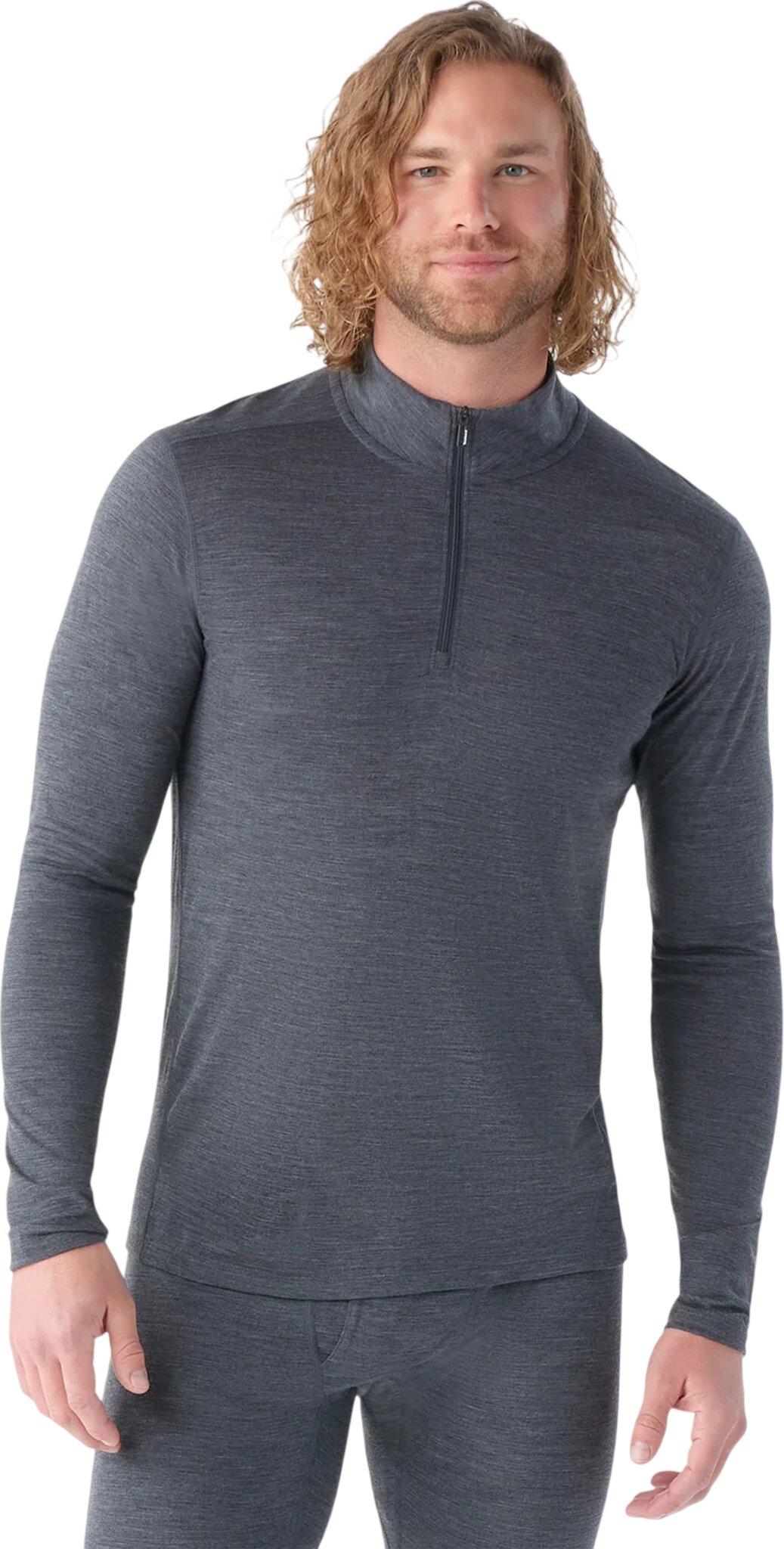Product gallery image number 3 for product Classic All-Season Merino 1/4 Zip Base Layer Top - Men’s