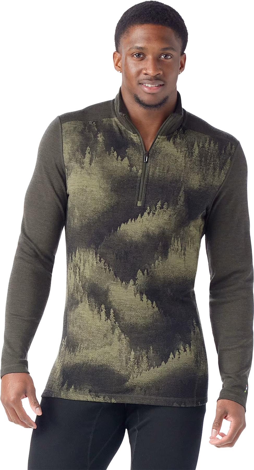 Numéro de l'image de la galerie de produits 3 pour le produit Couche de base à glissière 1/4 en mérinos thermique classique en boîte - Homme