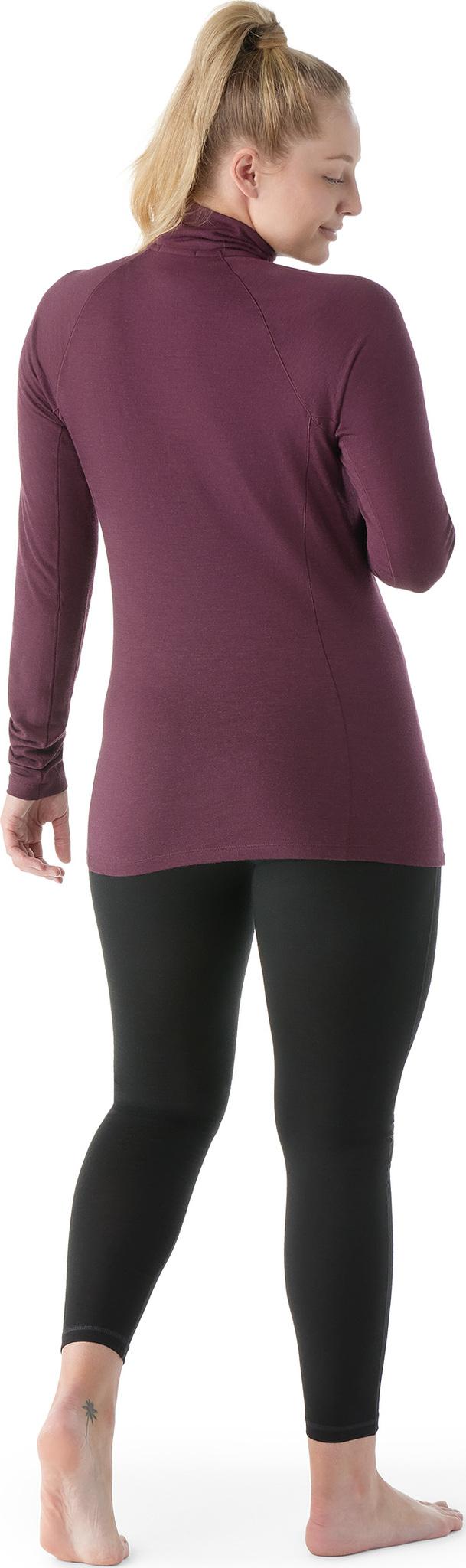 Numéro de l'image de la galerie de produits 2 pour le produit Haut de base à demi-glissière toute saison Merino classique en bo?te - Femme