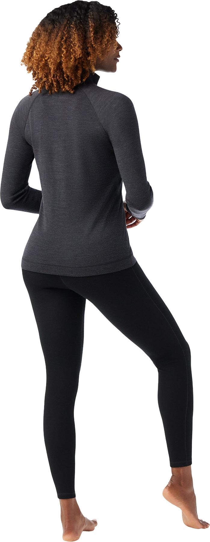 Numéro de l'image de la galerie de produits 2 pour le produit Haut couche de base à glissière 1/4 en mérinos Classic Thermal - Femme