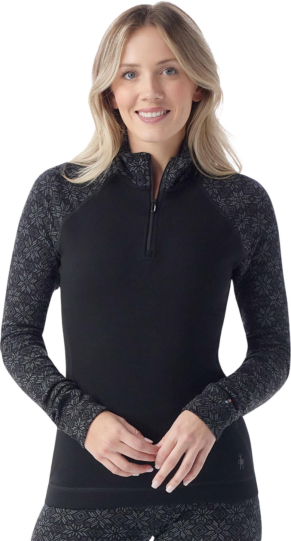 Product gallery image number 3 for product Classic Thermal Merino 1/4 Zip Base Layer Top - Women's
