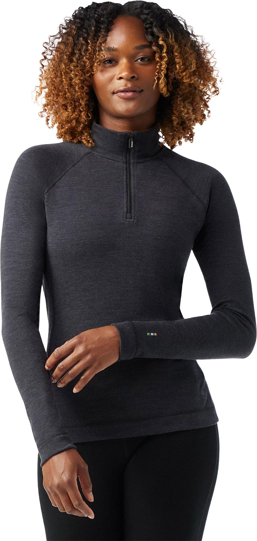 Numéro de l'image de la galerie de produits 3 pour le produit Haut couche de base à glissière 1/4 en mérinos Classic Thermal - Femme