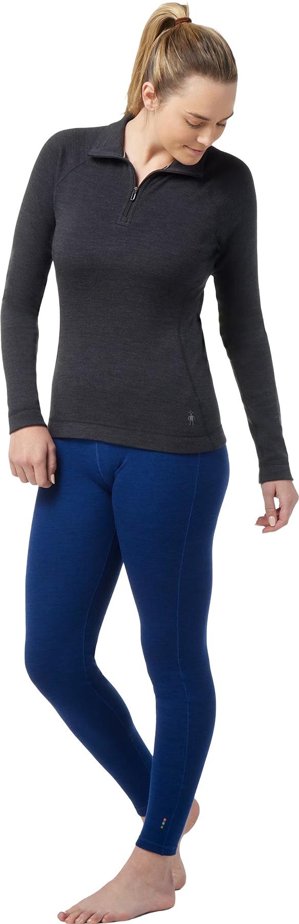 Product gallery image number 2 for product Haut couche de base à glissière 1/4 en mérinos Classic Thermal - Boîte en carton - Femme