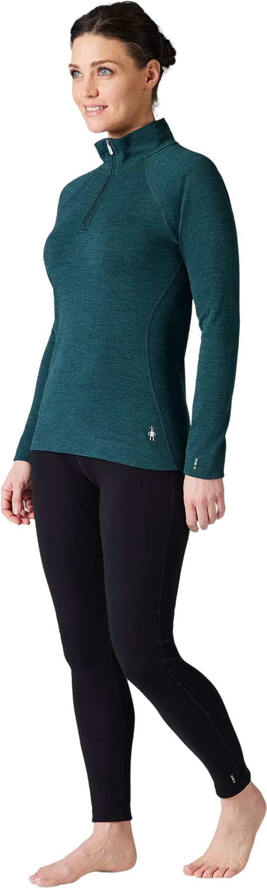 Product gallery image number 3 for product Classic Thermal Merino 1/4 Zip Boxed Base Layer Top - Women's 